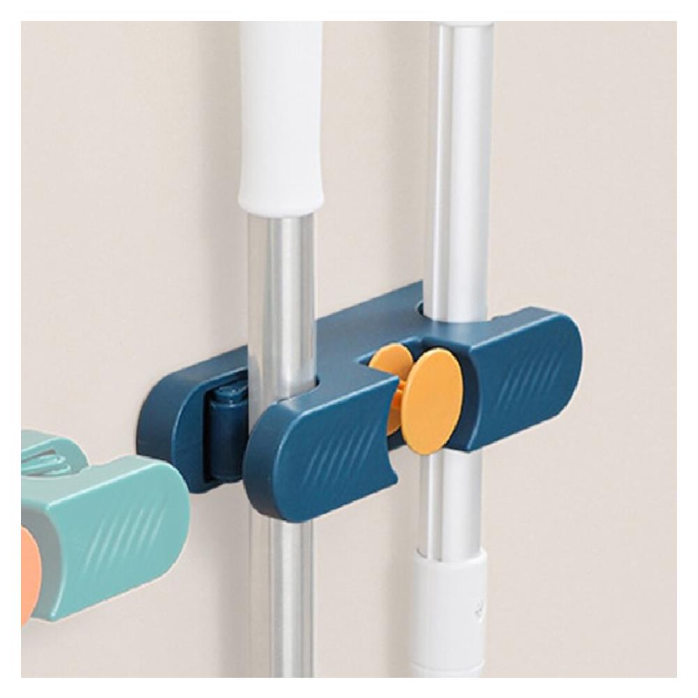 ขอแขวนไม้ถูพื้นพร้อมที่แขวน 2 ช่อง PLIM สีน้ำเงิน