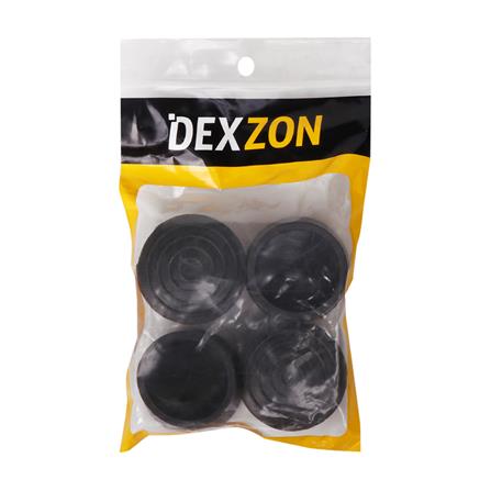 ยางรองขาโต๊ะกลมสวมนอก DEXZON 1-1/2 นิ้ว แพ็ก 4 ชิ้น_1