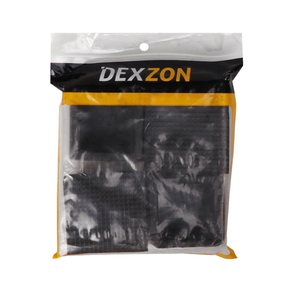 ยางรองขาโต๊ะเหลี่ยมสวมนอก DEXZON 2 นิ้ว แพ็ก 4 ชิ้น