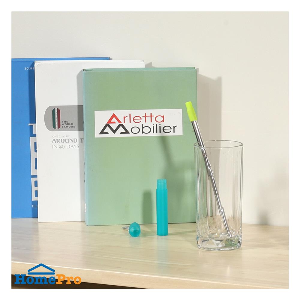 หลอด+แปรงทำความสะอาดพกพา KECH สีเขียว