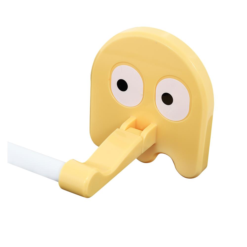 ราวแขวนติดเทปกาวรูปหัวปลาหมึก PLIM 45.5 ซม. สีขาว