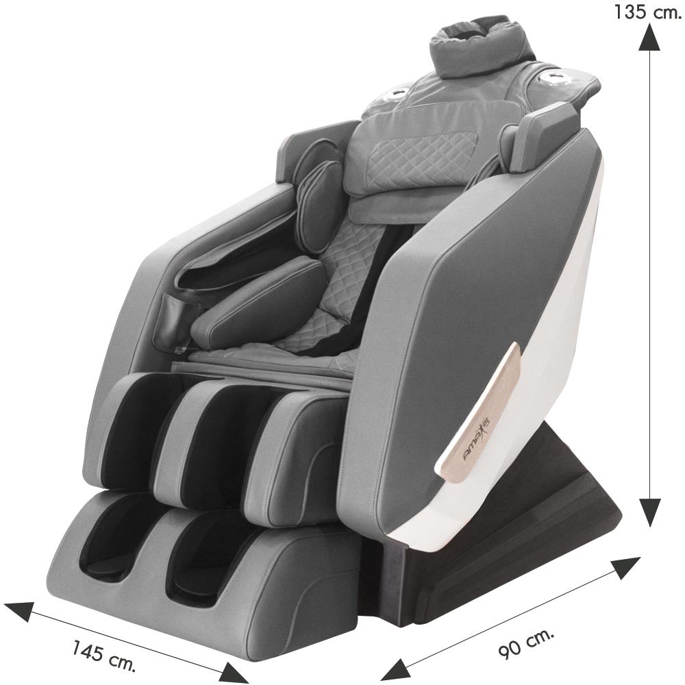 เก้าอี้นวดไฟฟ้า AMAXS INTOUCH 7100 สีเทา