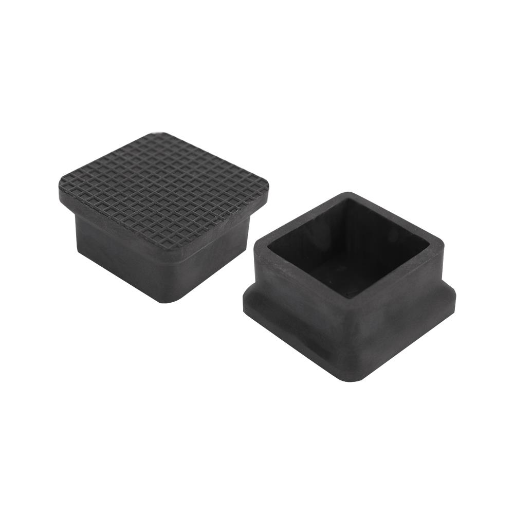 ยางรองขาโต๊ะเหลี่ยมสวมนอก DEXZON 1-1/2 นิ้วแพ็ก 4 ชิ้น