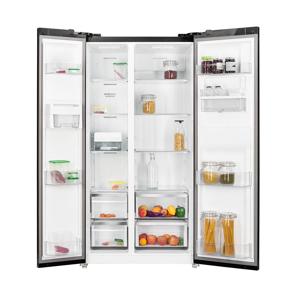 ตู้เย็น SIDE BY SIDE ELECTROLUX ESE6141A-BTH 20.1 คิว สีดำแมตต์ อินเวอร์เตอร์