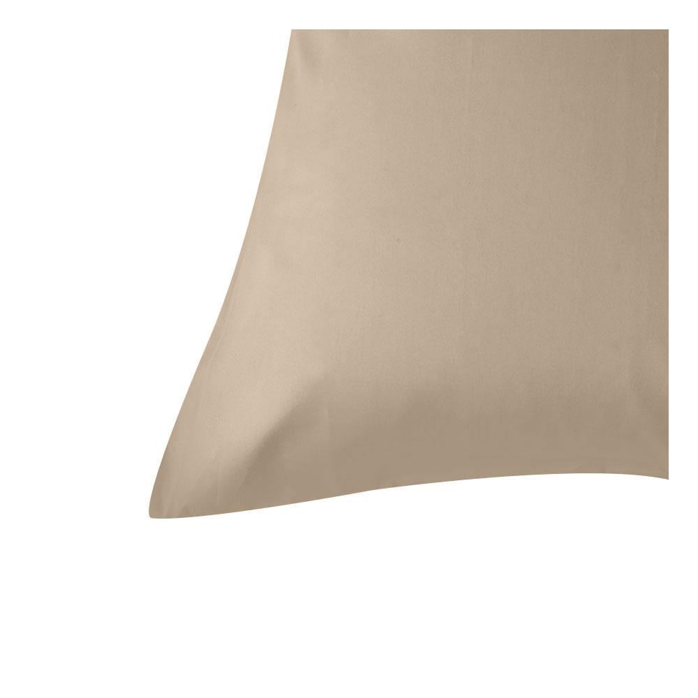 ปลอกหมอนหนุน HOME LIVING STYLE COTTON SATEEN สีน้ำตาล แพ็ก 2 ชิ้น