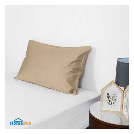 ปลอกหมอนหนุน HOME LIVING STYLE COTTON SATEEN สีน้ำตาล แพ็ก 2 ชิ้น_5