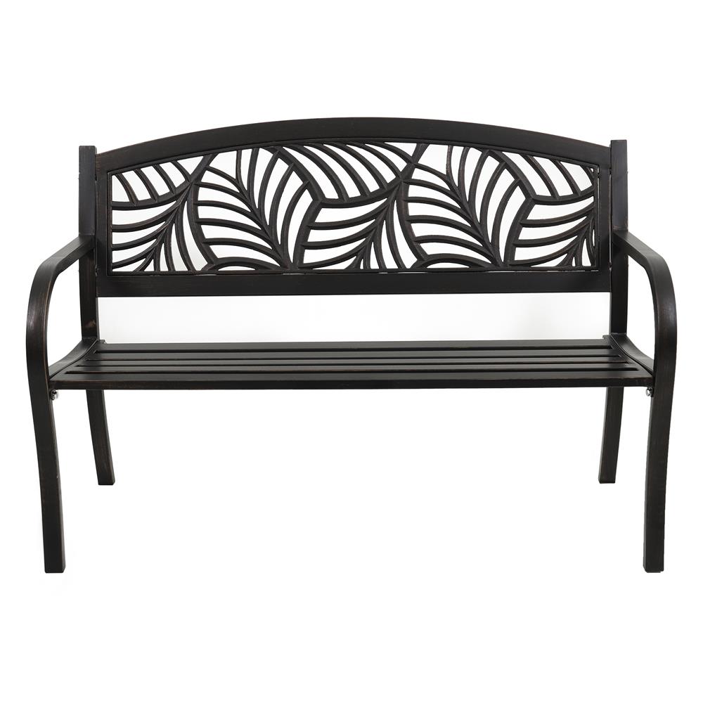 ม้านั่งสนาม SPRING EVELYN PALM สี BRONZE