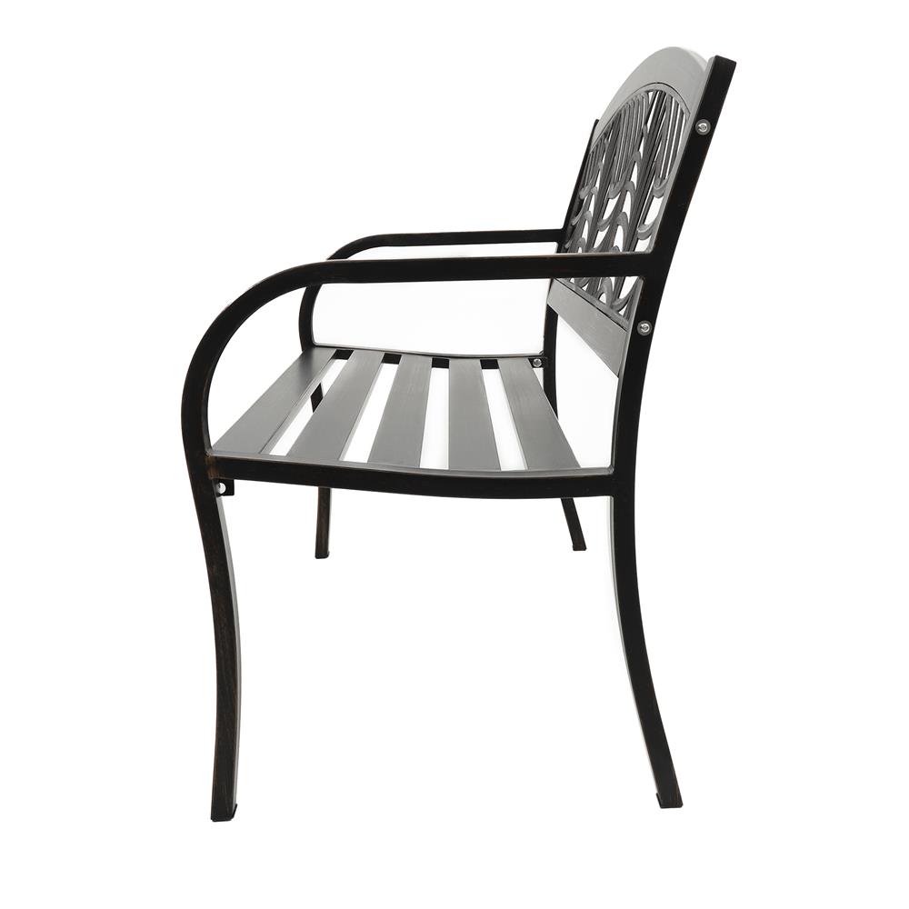 ม้านั่งสนาม SPRING EVELYN PALM สี BRONZE