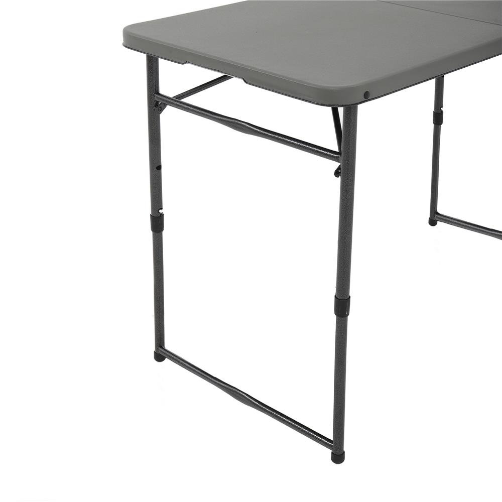 โต๊ะอเนกประสงค์พับครึ่ง 3 ระดับ SPRING 120 ซม. สีเทา