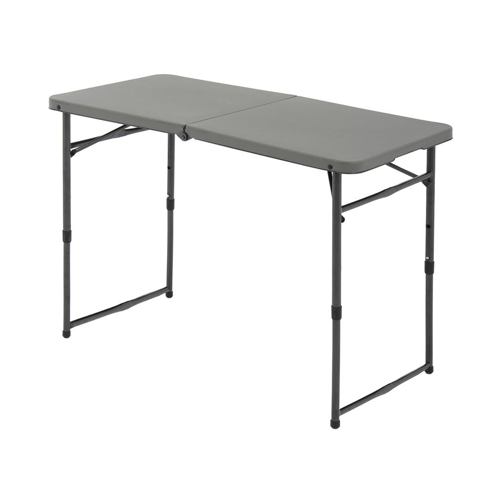 โต๊ะอเนกประสงค์พับครึ่ง 3 ระดับ SPRING 120 ซม. สีเทา