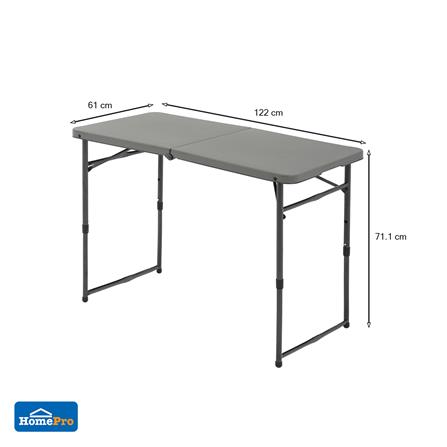 โต๊ะอเนกประสงค์พับครึ่ง 3 ระดับ SPRING 120 ซม. สีเทา_10