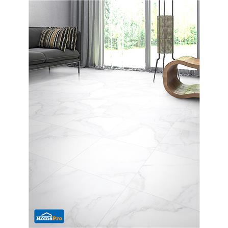 กระเบื้องพื้นพอร์ซเลน  16x16 นิ้ว COTTO เบอร์เรี่ยน ขาว ExC PM 0.96M2_4