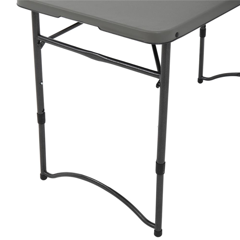 โต๊ะอเนกประสงค์พับครึ่ง 3 ระดับ SPRING 100 ซม. สีเทา