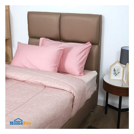 ปลอกหมอนหนุน HOME LIVING STYLE COTTON SATEEN สีชมพู แพ็ก 2 ชิ้น_4
