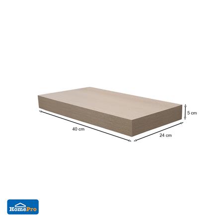 แผ่นชั้นไม้ซ่อนขา STACKO 40x24x5 ซม. สีแซนด์โอ๊ค_5