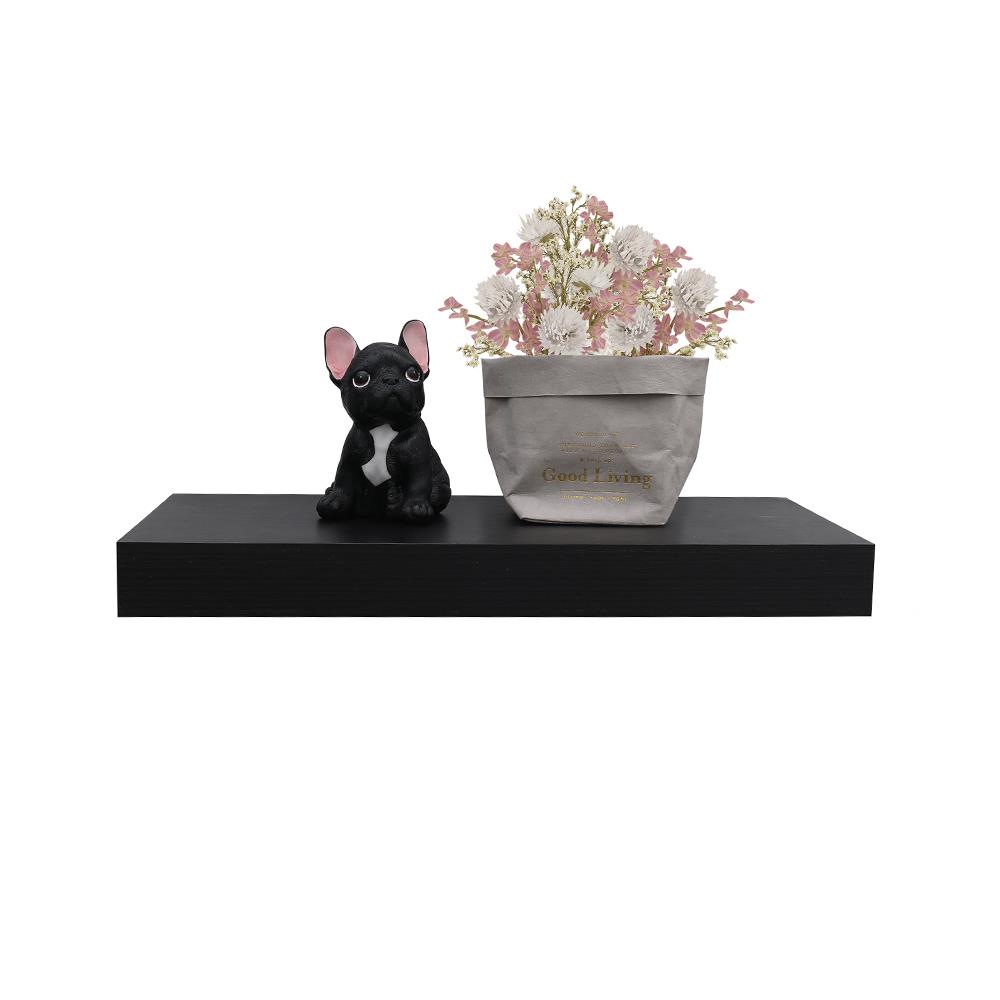 แผ่นชั้นไม้ซ่อนขา STACKO 40x24x5 ซม. สีเวงเก้