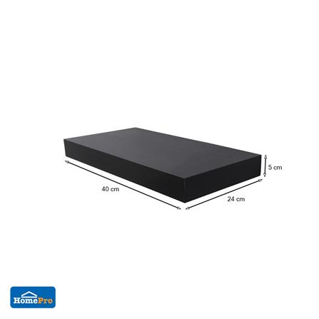 แผ่นชั้นไม้ซ่อนขา STACKO 40x24x5 ซม. สีเวงเก้_5