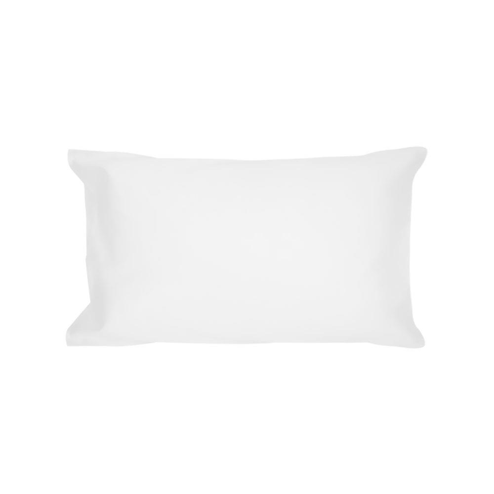 ปลอกหมอนหนุน HOME LIVING STYLE COTTON SATEEN สีขาว แพ็ก 2 ชิ้น