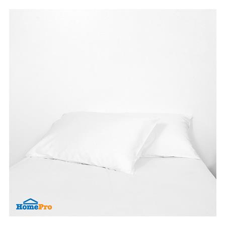ปลอกหมอนหนุน HOME LIVING STYLE COTTON SATEEN สีขาว แพ็ก 2 ชิ้น_5