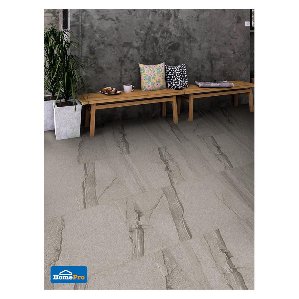 กระเบื้องพื้น 60x60 ซม. CERGRES เอสตาดี้ ไลท์เกรย์ A 1.44 ตร.ม.