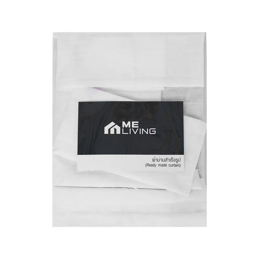 ผ้าม่านโปร่งสอดหู ME LIVING MAY 100X160 ซม. สีขาว
