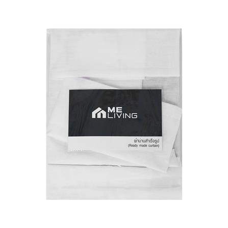 ผ้าม่านโปร่งสอดหู ME LIVING MAY 100X160 ซม. สีขาว_3