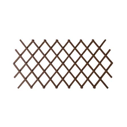 รั้วพลาสติกอเนกประสงค์ยืด-หด SPRING สีน้ำตาล_1