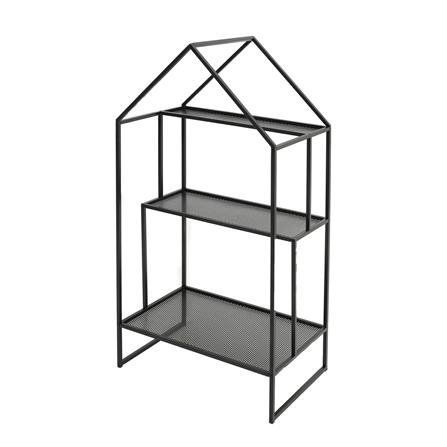 ชั้นวางกระถางต้นไม้ 3 ชั้น SPRING COLT สีดำ_0