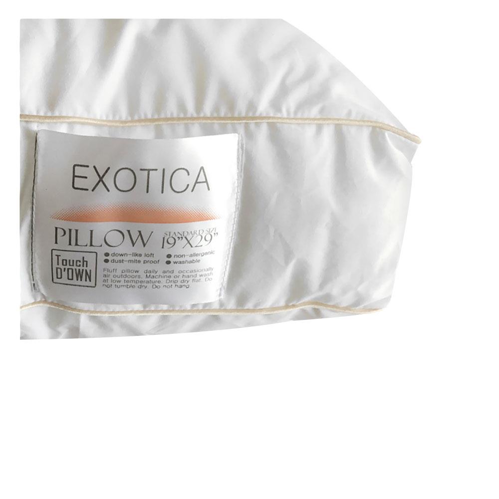 หมอนหนุน ไมโครไฟเบอร์ EXOTICA TOUCH DOWN 19x29 นิ้ว