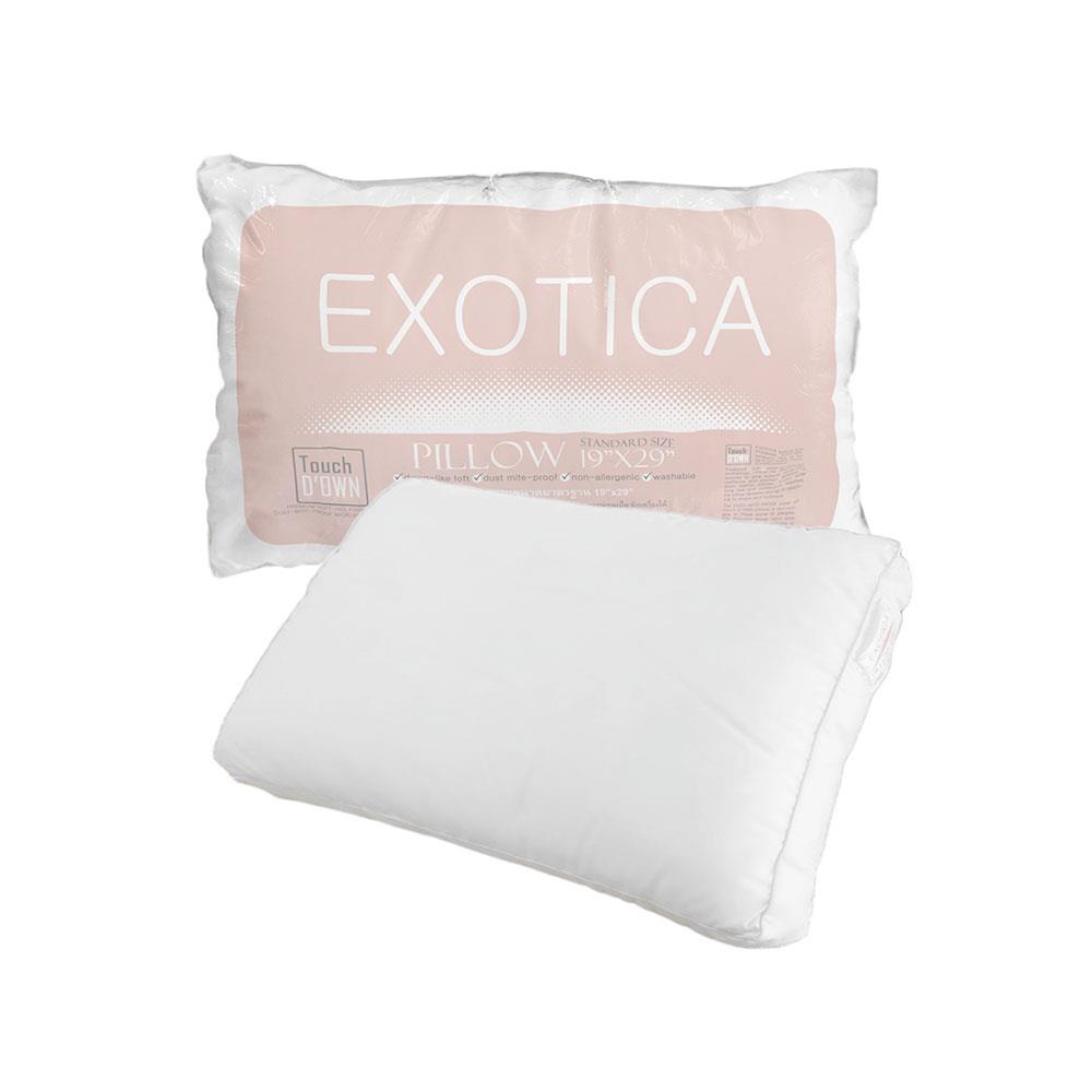 หมอนหนุน ไมโครไฟเบอร์ EXOTICA TOUCH DOWN 19x29 นิ้ว
