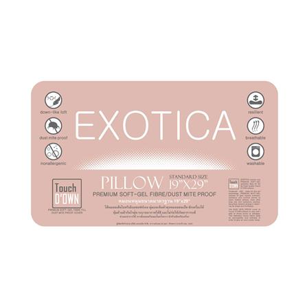 หมอนหนุน ไมโครไฟเบอร์ EXOTICA TOUCH DOWN 19x29 นิ้ว_7