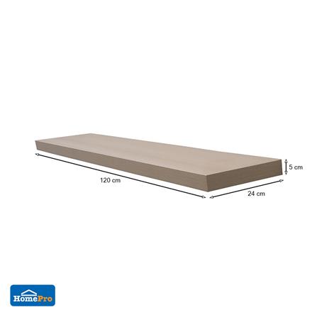 แผ่นชั้นไม้ซ่อนขา STACKO 120x24x5 ซม. สีแซนด์โอ๊ค_5