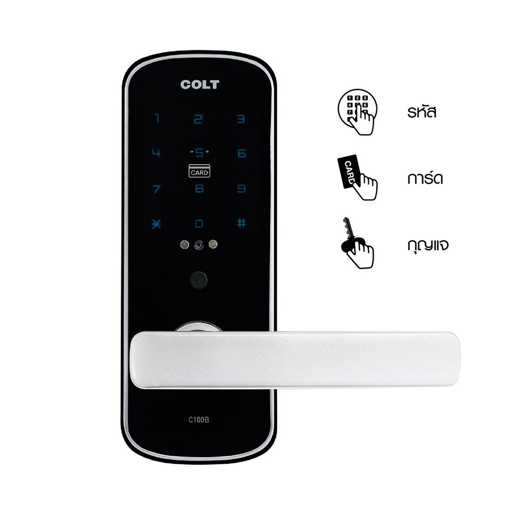 กลอนดิจิตอล LOCK COLT C100B3LC สีดำ_0