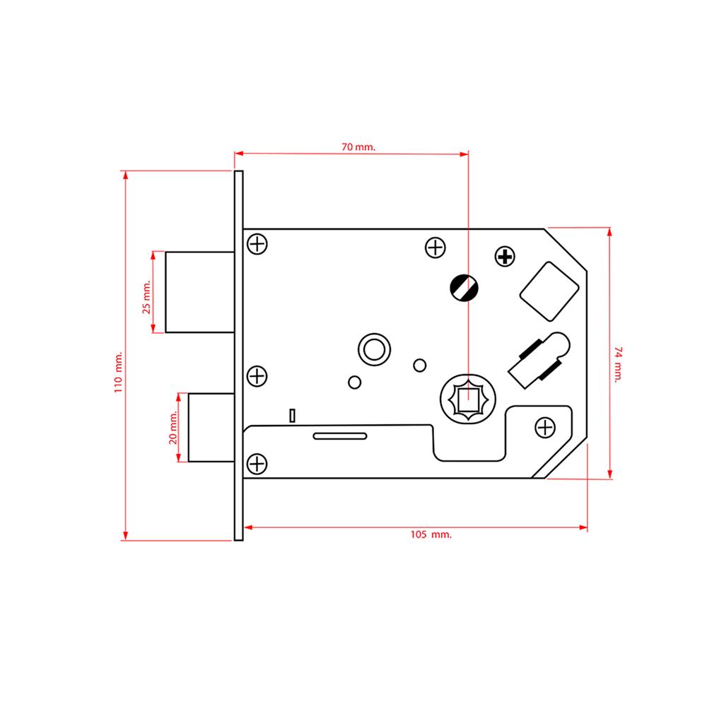 กลอนดิจิตอล LOCK COLT C100B3LC สีดำ