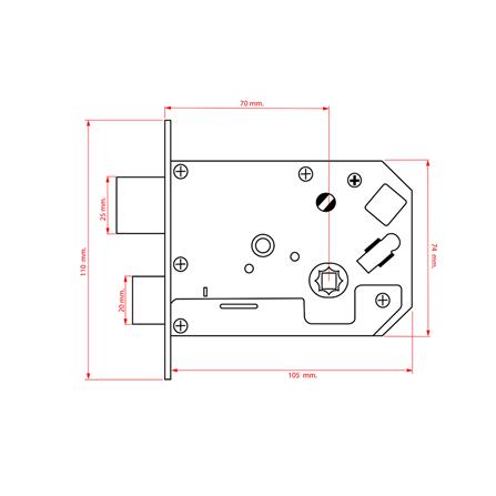 กลอนดิจิตอล LOCK COLT C100B3LC สีดำ_6