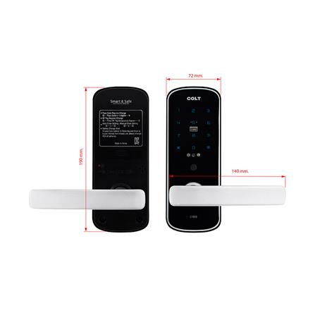 กลอนดิจิตอล LOCK COLT C100B3LC สีดำ_5