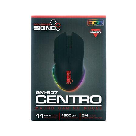 เมาส์เกมมิ่ง SIGNO GM-907 สีดำ_1