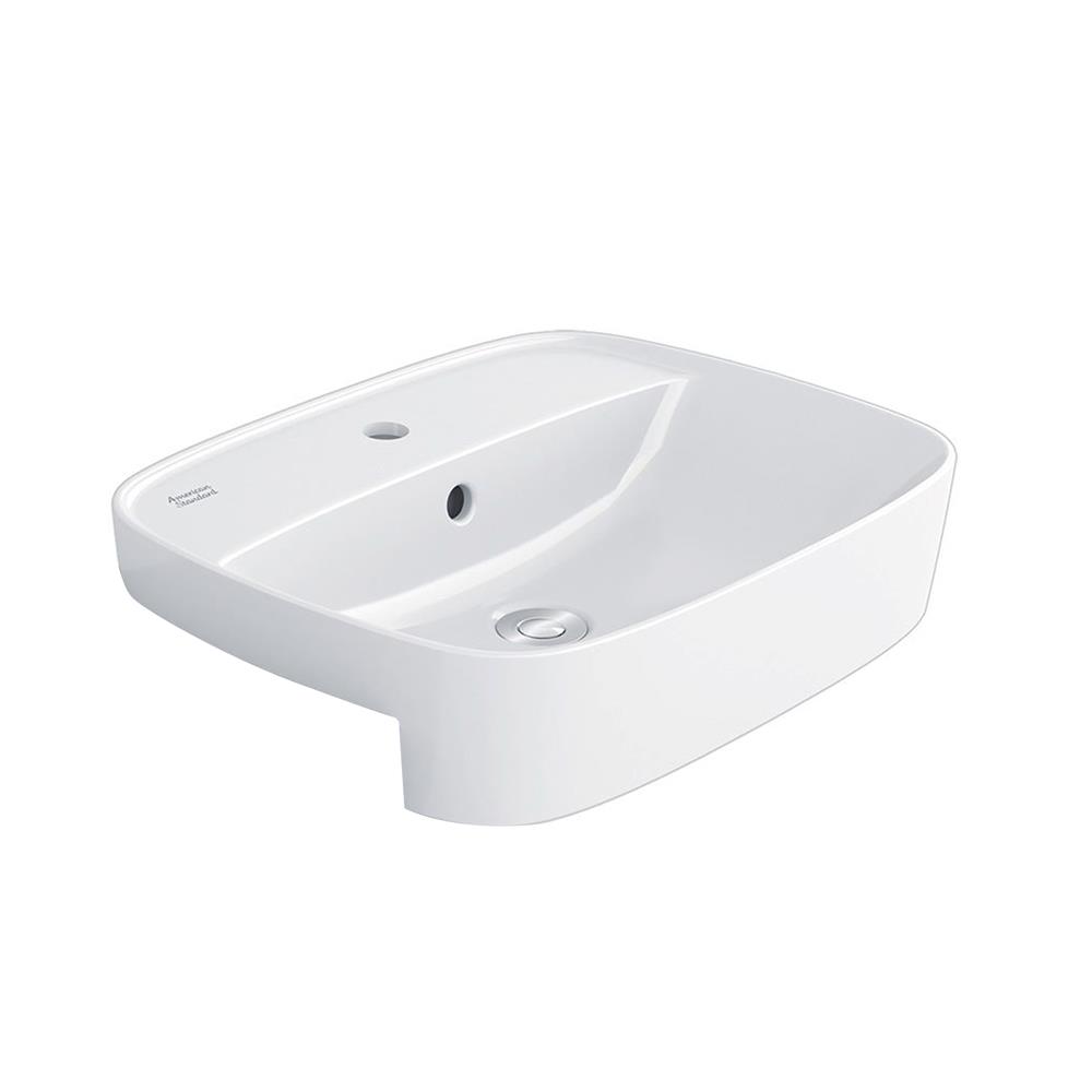 อ่างล้างหน้าแบบฝังครี่งเคาน์เตอร์  AMERICAN STANDARD WP-0320-WT สีขาว
