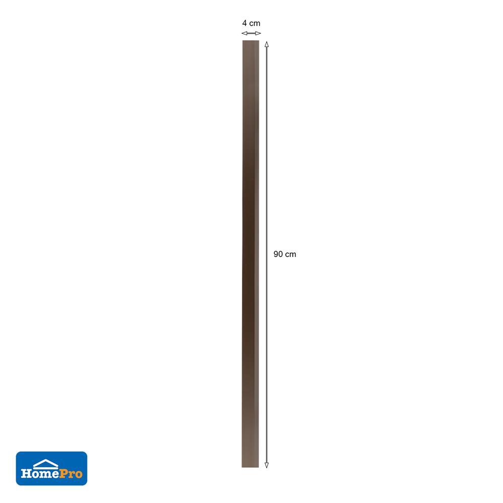 คิ้วกันแมลงแบบยาง DEXZON 90 ซม. สีนํ้าตาล