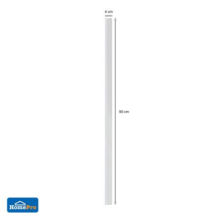 คิ้วกันแมลงแบบยาง DEXZON 90 ซม. สีขาว_4