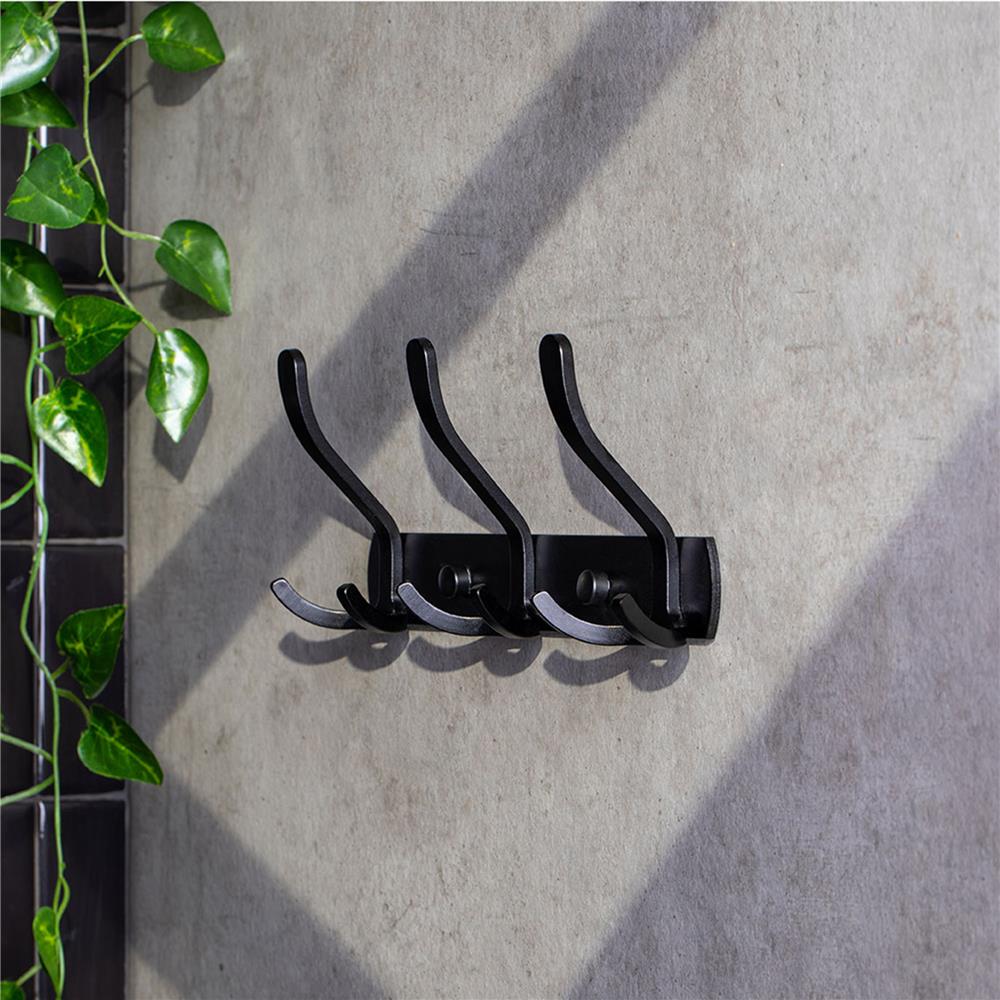 ขอแขวนผ้า RASLAND RA 1234-BLACK สีดำ