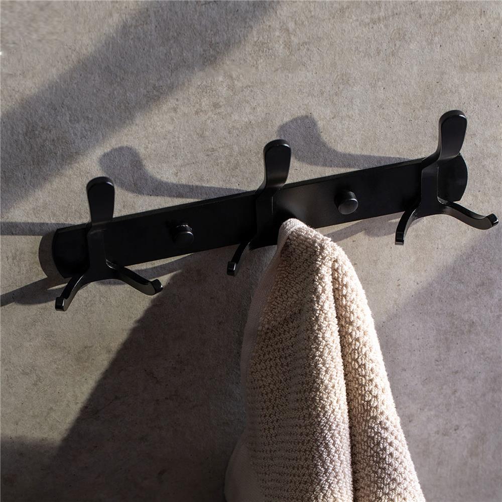 ขอแขวนผ้า RASLAND RA 1234-BLACK สีดำ