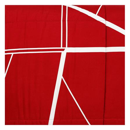 ชุดผ้าปูที่นอน 6 ฟุต 6 ชิ้น PICASSO BASIC สี NAPLES DARK RED_2