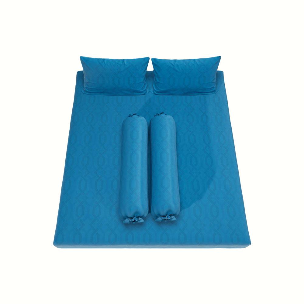 ชุดผ้าปูที่นอน 5 ฟุต 5 ชิ้น SATIN PLUS LUCKY ME LK017