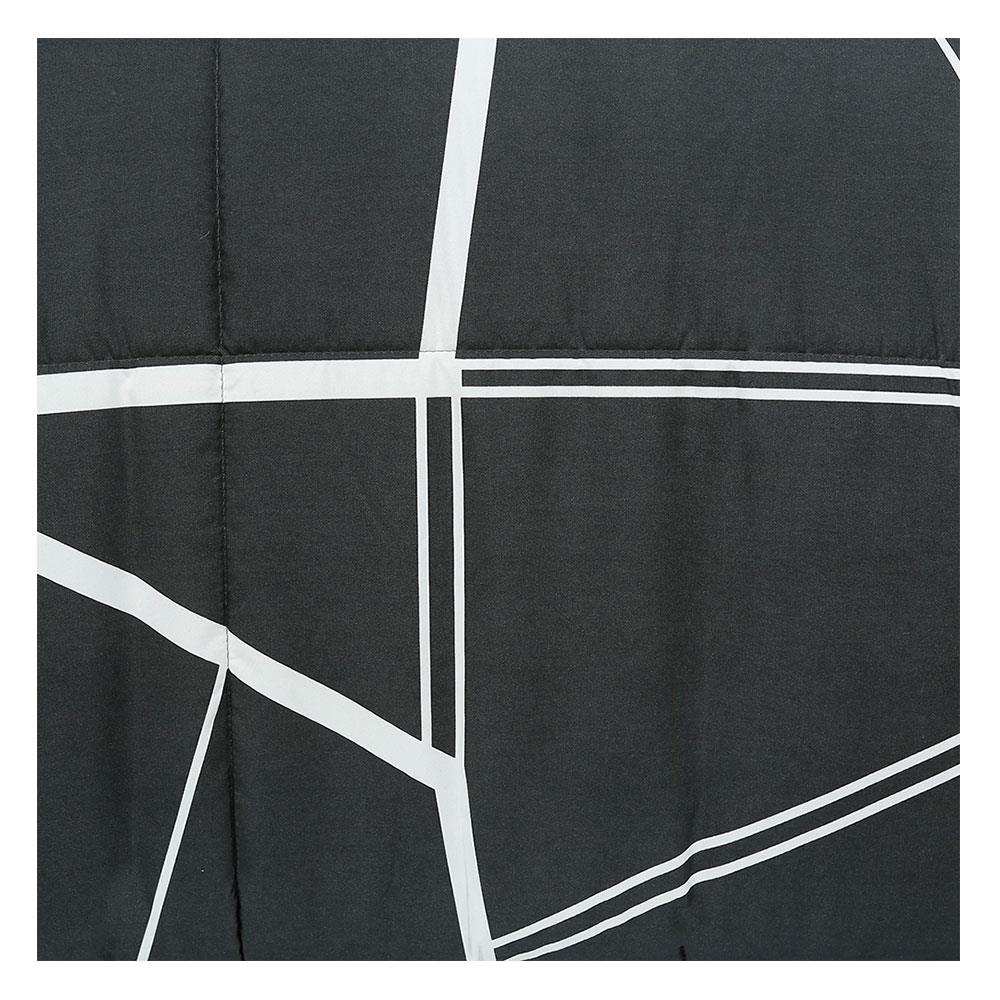 ชุดผ้าปูที่นอน 6 ฟุต 6 ชิ้น PICASSO BASIC สี NAPLES DARK GREY