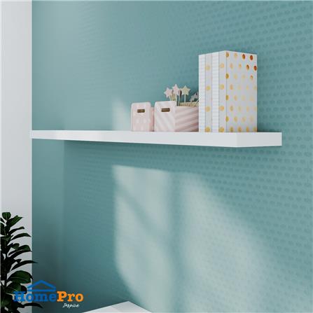 แผ่นชั้นไม้ซ่อนขา STACKO 180x24x5 ซม. สีขาว_4