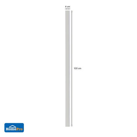 คิ้วกันแมลงแบบแปรง DEXZON 14080 100 ซม. สีขาว_4