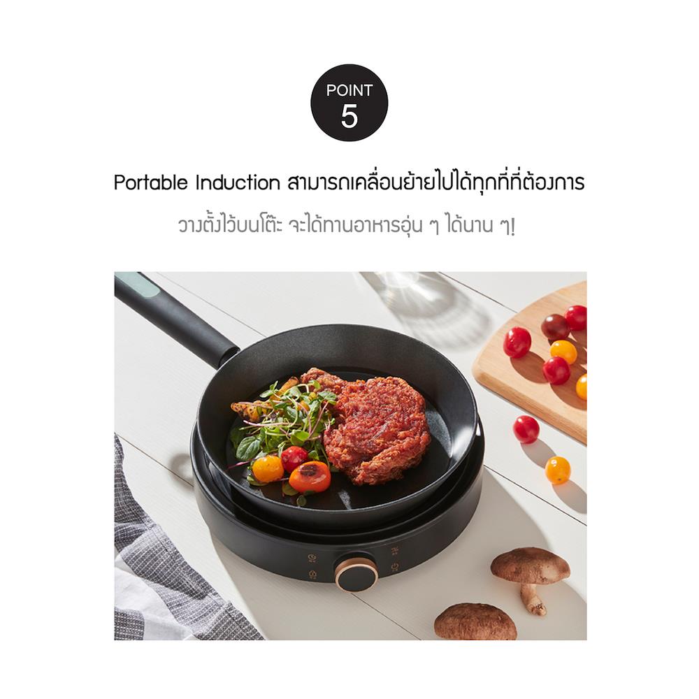 เตาแม่เหล็กไฟฟ้า LOCKNLOCK FS-IC001-2 สีดำ