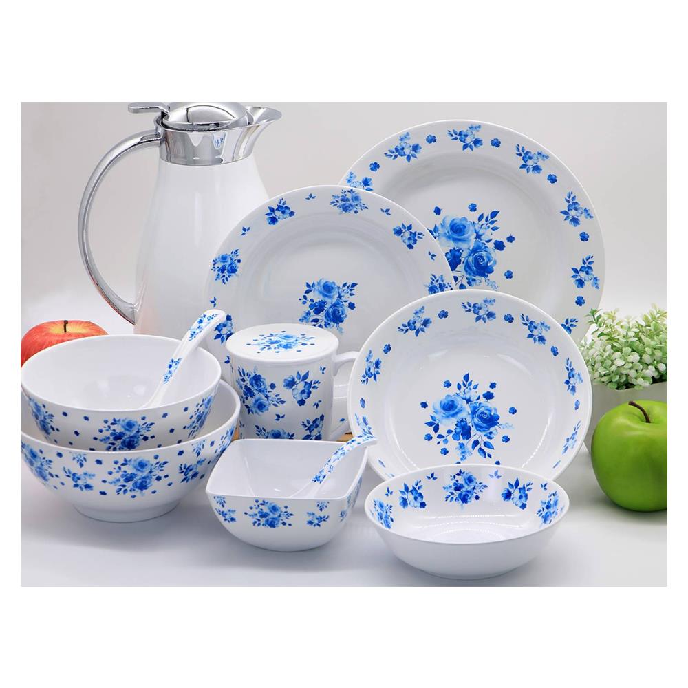 ช้อนซุปเมลามีน SUPERWARE BLUE FLORAL