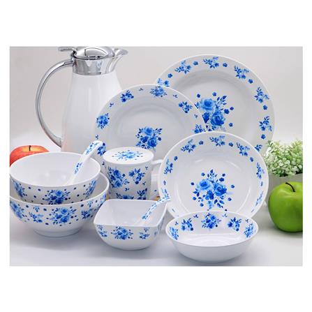 ช้อนซุปเมลามีน SUPERWARE BLUE FLORAL_1